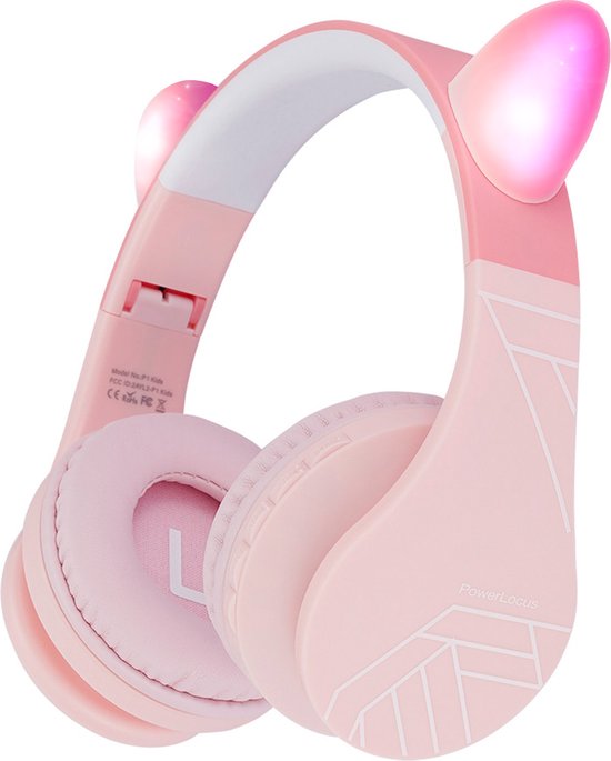PowerLocus P1 sans fil Sur- Ear casque pliable pour enfants - volume sûr de  85 dB -... | bol.com