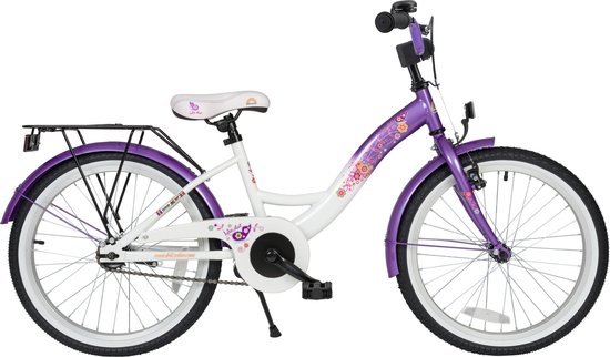 Bikestar kinderfiets Classic 20 inch lila/wit van Bikestar — afbeelding 4