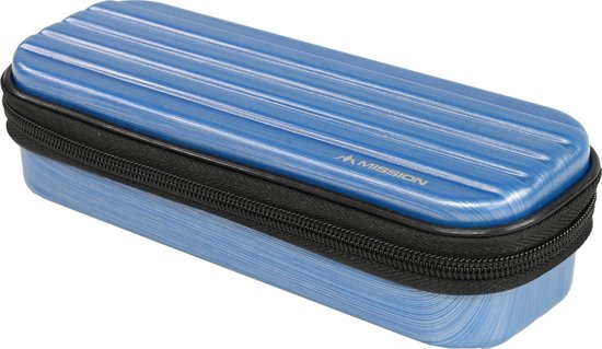 Étui à Fléchettes Mission ABS-1 – Coque De Protection Rigide, Noir Métallisé
