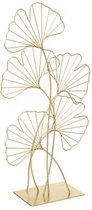 Raamornament - decoratie - beeld - blad - goud - 56 cm