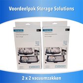 Storage Solutions | Vacuumzakken | 2 x 2-delige set (130 x 74cm + 86 x 50cm)