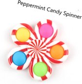 Simple Dimple Spinners - Peppermint Candy ontwerpen - Fidget toys - Kinderen cadeautip - Pop it
