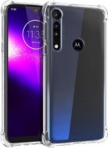 Motorola One Macro hoesje shock proof case transparant hoesjes cover hoes