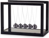 Newton Pendulum Balance Balls - Pendule - 5 Balles Ballance - Science - Physique - Base noire
