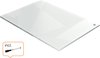 Nobo A4 Mini Whiteboard Voor Op Bureau - - Inclusief Marker - Droog Uitwisbaar, Frameloos - 21 x 29,7 cm - Transparant Acryl