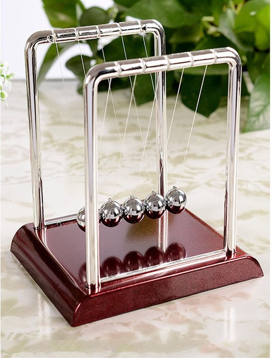 Afbeelding van het spel Newton pendel balance ballen - Pendulum - 5 Ballance balls - Science - Natuurkunde - Bordeaux voet