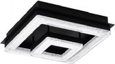 EGLO Fradelo Plafondlamp - LED - 26 cm - Zwart