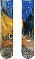 Vincent van Gogh - sokken- Nederland- souvenir -Terras bij nacht / Terrasse du café le noir (31005)