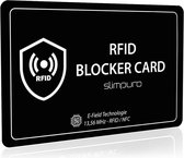 Slimpuro RFID blokkeerkaart met stoorsignaal - NFC - ultradun creditcardformaat