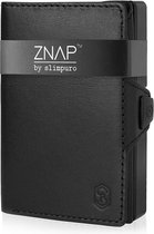 Slimpuro ZNAP Slim Wallet - portemonnee 12 pasjes - creditcardhouder - muntvak - 8 x 1,8 x 6 cm (BxHxD) - RFID shield card