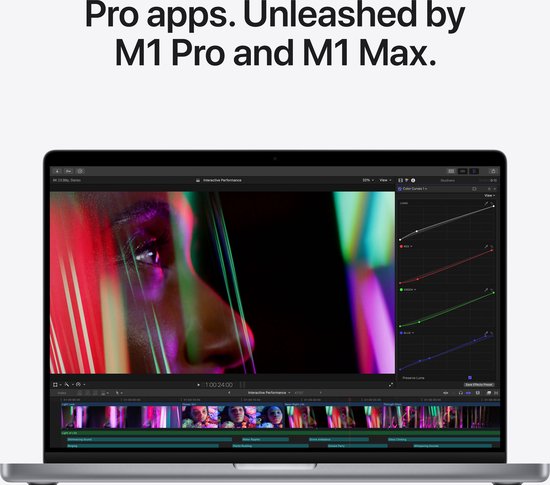 Apple MacBook Pro (Oktober, 2021) MK193N/A
 - 16 inch - Apple M1 Pro - 1 TB - Space Grey