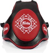 Fairtex Trainer Vest - Zwart / Rood - standaard maat