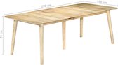 Eettafel 220x100x76 cm massief mangohout