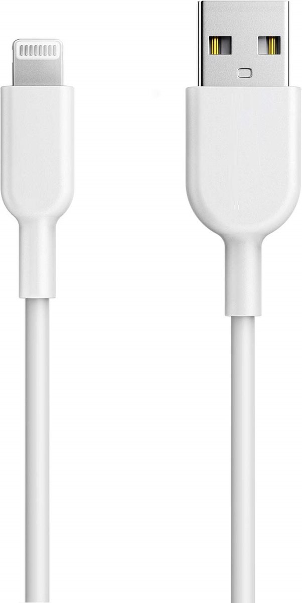iPhone oplader kabel - 1 Meter - Geschikt voor Apple iPhone 6,7,8,X,XS,XR,11,12,13,Mini,Pro Max- iPhone kabel - iPhone oplaadkabel - iPhone snoertje - iPhone lader - Datakabel - Lightning USB kabel