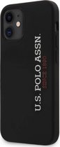 U.S. Polo Silicone Hard Cover - Apple iPhone 12 Mini (5.4") - Zwart
