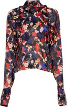 zoe karssen - dames -  mika verf print top -  kleine verfafdruk - xs