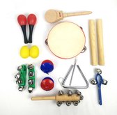 Yaqubi - 16 delige Muziekinstrumenten Set - Speelgoed Muziekinstrumenten - Educatief Speelgoed - Kinderspeelgoed - Muziek Speelgoed Voor Kinderen - Sinterklaas - Sinterklaas voor grote kinder