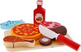 Houten voedsel speelset - avondeten - diner