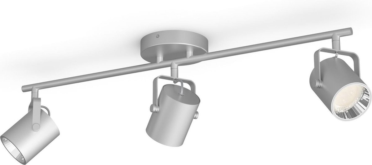 Philips BYRE Opbouwspot - LED - 3 Lichts - Zilver