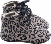 Mavies Classic Babyschoentjes Leopard Grey Mt. L