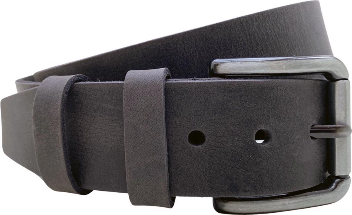 Massi Morino leren riem voor heren bruin 85cm (3,5 cm breed) riem gemaakt van echt rundleer I Volledig leren riem incl. etui I Vaderdagcadeau voor vader