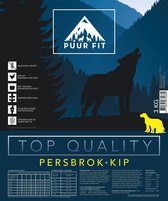 Puur Fit Top Quality Persbrok - Hondenvoer - Kip 1 kg