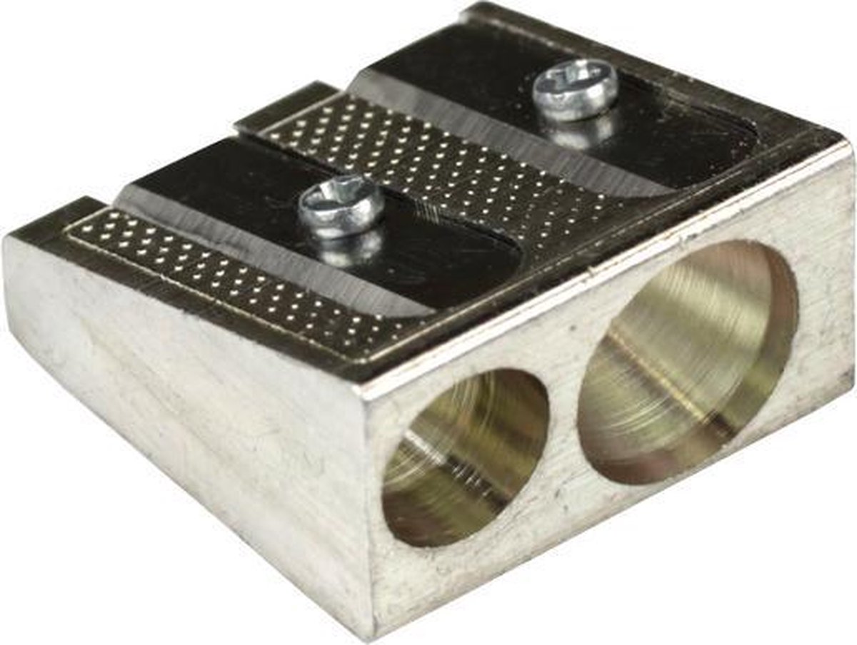 Goedkoopste Aristo puntenslijper - afmetingen 26x10x15mm - diameter 8.2/11.2mm - dubbelgaats - AR-87621