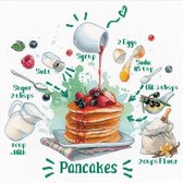 Borduren - Recipe pancakes - 30x30 cm - Riolis