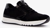 Hush Puppies suede dames sneakers - Zwart - Maat 40 - Echt leer - Uitneembare zool