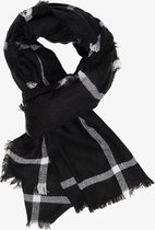 Dames sjaal met ruiten - Zwart