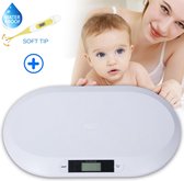 Baby Weegschaal - Baby Thermometer - Weegschaal Baby - Thermometer Baby - Digitale Weegschaal - Huisdier weegschaal - XL MODEL