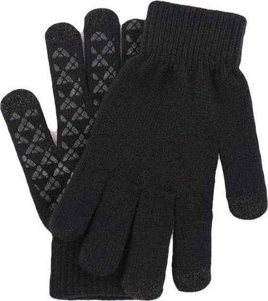 Mokani thermohandschoenen voor de winter, touchscreen hardloophandschoenen, anti-slip fietshandschoenen, winddicht warme handschoenen voor heren en dames, autorijden, klimmen, wandelen (L