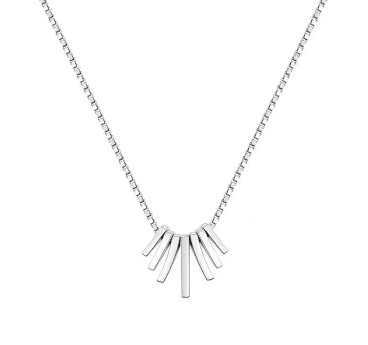 Ketting Dames- Zilver 925- Staafjes- Vrouw- LiLaLove