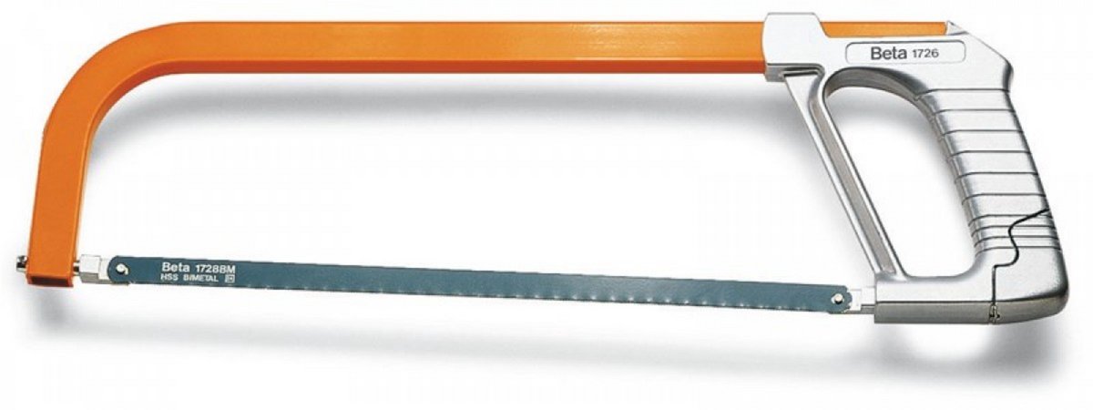 Beta Zaagbeugel - 440mm - Met geïntegreerde zaagbladspanner - Geschikt voor buizen en pijpen