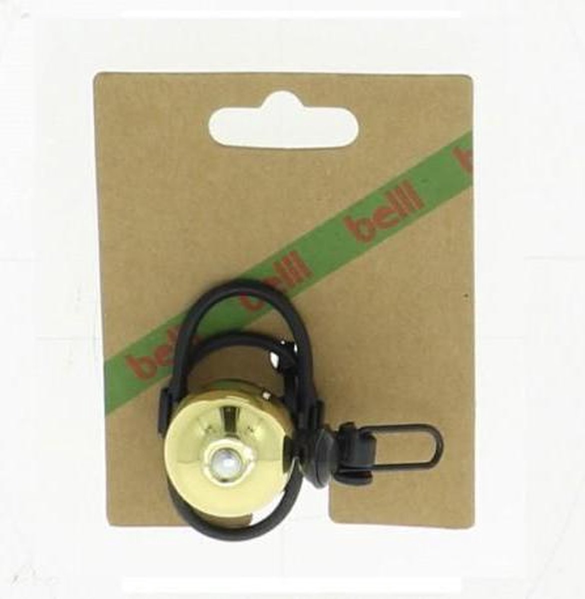 BELLL fietsbel The Bell Messing zwart, op kaart