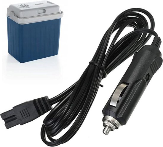 Câble d'alimentation 12V pour glacière de pare-chocs pour refroidisseurs Dometic / Waeco (CoolFun, MobiCool, TropiCool, Jetcool et Selap) et Gio'Style - 2 mètres