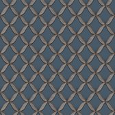 Fabric Touch géométrique marron - FT221227