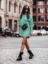 Geruit vest, kleur groen, maat S