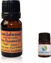 Sandelhout Etherische olie - 10 ml - Puur Natuur - Stress - Verkoudheid
