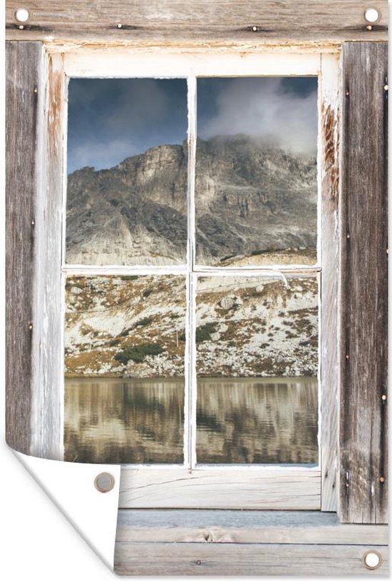 Affiche de jardin Transparente - Berg - Bois - 80x120 cm