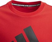 adidas Performance Yb Mh Bos T T-shirt Unisex Rode 7/8 jaar