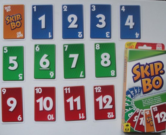 Thumbnail van een extra afbeelding van het spel Skip Bo Kaartspel 2-Pack - Het Spannende Kaartspel voor de hele Familie - Duopack Skipbo - Spellenbundel