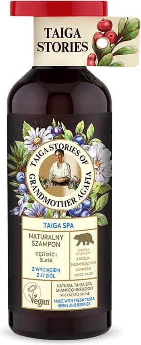Taiga Stories natuurlijke volume- en glansshampoo met 37 kruidenextracten 500ml