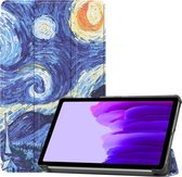 Bescherm-Cover Hoes Map voor Samsung Galaxy Tab A7 Lite 8.7 - Van Gogh Sterrenhemel