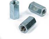 M8 x 30 mm (5 stuks) schroefdraadmof (D=10) ronde mof - roestvrij staal VA A2 V2A - schroefdraadbuis roestvrij | AGBERG