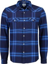 Wrangler Overhemd - Modern Fit - Blauw - L