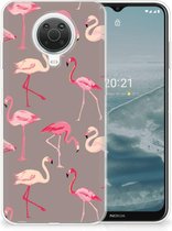 Cover Case Nokia G20 | G10 Smartphone hoesje Flamingo