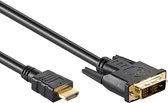 DVI-D naar HDMI kabel - High Speed Cable - 3.96 Gbps - Male to Male - 1.5 Meter - Zwart - Allteq