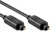 Optische kabel - Toslink - 0.5 meter - Zwart - Allteq