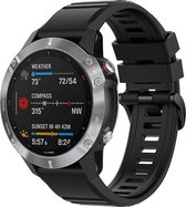 Luxe Siliconen Armband Bandje Geschikt Voor Garmin Fenix 3/3 HR/5X/5X Plus/6X/6X/7X Pro/Sapphire/Solar - Sportband Armband Polsband Strap - Horloge Band - Watchband - Wristband - 2